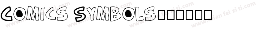 Comics Symbols字体转换
